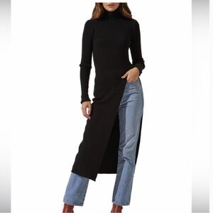 ASTR Black turtle neck sweater